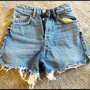Distressed denim